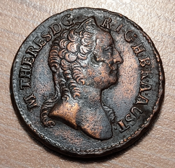 AUSTRIA HUNGRIA HUNGARY MARIA THERESA 1 KREUZER 1762 K KREMNITZ