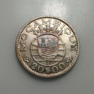 MOZAMBIQUE PORTUGUES PORTUGAL 20 ESCUDOS 1960 MBC/MBC+