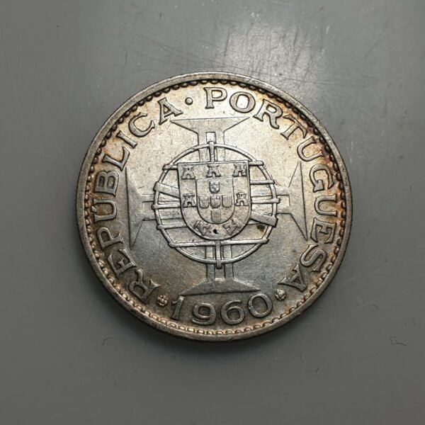 MOZAMBIQUE PORTUGUES PORTUGAL 20 ESCUDOS 1960 MBC/MBC+ - Imagen 2