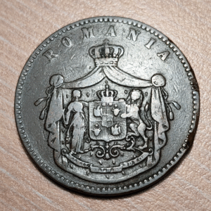 RUMANIA ROMANIA 10 BANI 1867 MBC-