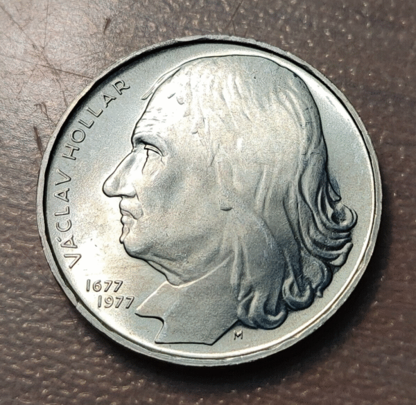 CHECOSLOVAQUIA CZECHOSLOVAKIA 100 KORUN 100 CORONAS 1977 VACLAV HOLLAR SC UNC