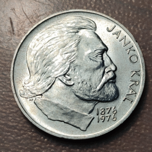 CHECOSLOVAQUIA CZECHOSLOVAKIA 100 KORUN 100 CORONAS 1976 JANKO KRAL EBC+