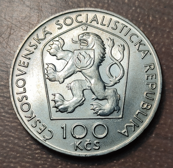 CHECOSLOVAQUIA CZECHOSLOVAKIA 100 KORUN 100 CORONAS 1976 JANKO KRAL EBC+ - Imagen 2