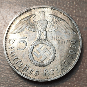 ALEMANIA GERMANY III REICH 5 MARK 5 MARCOS 1939 B EBC