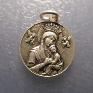 MEDALLA RELIGIOSA PLACA VIRGEN MILAGROSA DE TAGGIA - LIGURIA ITALIA PABLO VI