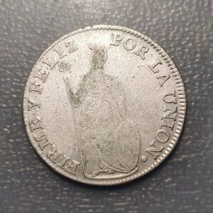 PERU CUZCO 4 REALES 1836 MBC KM 151 PLATA