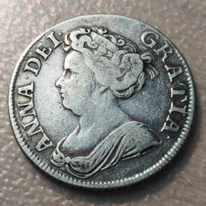 GREAT BRITAIN GRAN BRETAÑA ANNE SHILLING 1711 SPINK 3618
