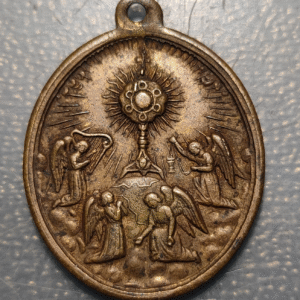 MEDALLA RELIGIOSA ALEMANIA ADORACION ETERNA HERMANDAD CUSTODIA SANTO SACRAMENTO