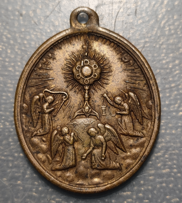 MEDALLA RELIGIOSA ALEMANIA ADORACION ETERNA HERMANDAD CUSTODIA SANTO SACRAMENTO