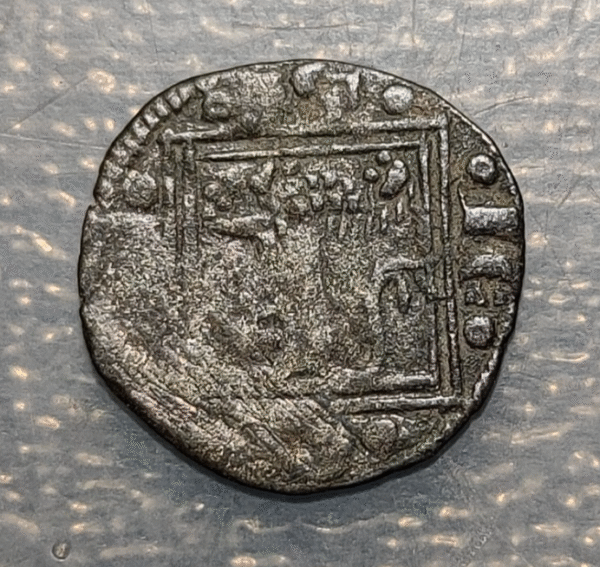 ESPAÑA ALFONSO X OBOLO S/F (1252-1284) SIN MARCA DE CECA - Imagen 2