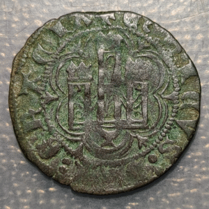 ESPAÑA CUENCA ENRIQUE III BLANCA S/F (1390-1406)