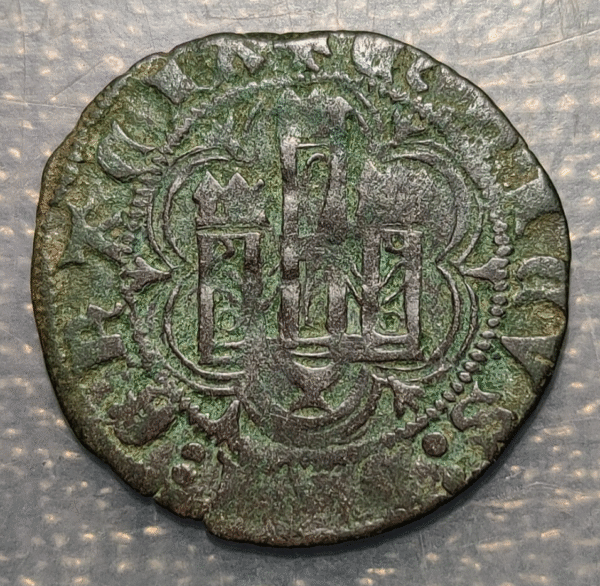 ESPAÑA CUENCA ENRIQUE III BLANCA S/F (1390-1406)