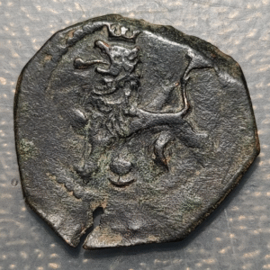 ESPAÑA CUENCA FELIPE II 2 MARAVEDIS S/F (1577-1582)