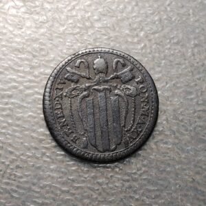 ESTADOS PAPALES PONTIFICIO VATICANO BENEDICTO XIV QUATTRINO ROMANO 1755?