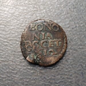 ESTADOS PAPALES PONTIFICIO VATICANO BOLOGNA BOLONIA PABLO V QUATTRINO 1612