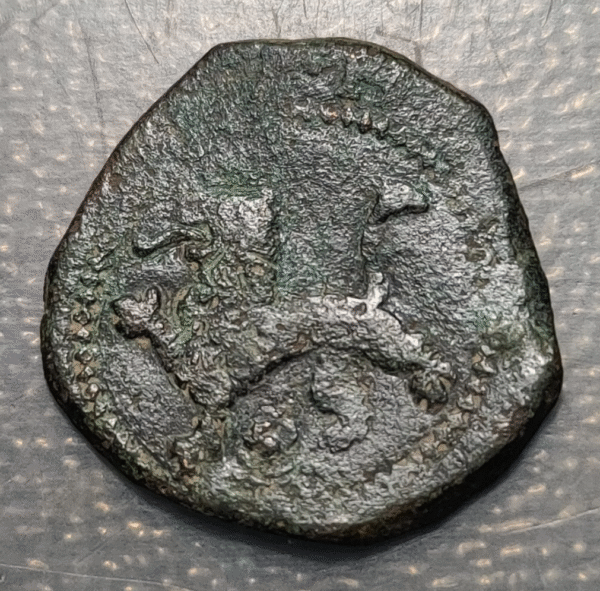 ESPAÑA CUENCA FELIPE II 2 MARAVEDIS S/F (1582-1585) - Imagen 2