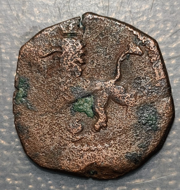ESPAÑA CUENCA FELIPE II 2 MARAVEDIS S/F (1582-1585) - Imagen 2