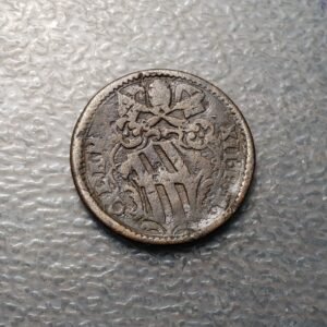 ESTADOS PAPALES PONTIFICIO VATICANO CLEMENTE XII GUBBIO QUATTRINO S/F S. PEDRO