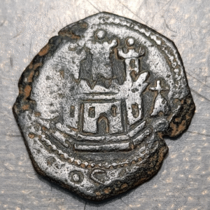 ESPAÑA CUENCA FELIPE II 2 MARAVEDIS S/F (1582-1585)