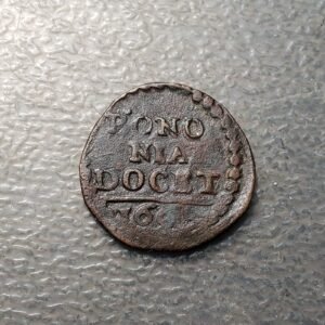 ESTADOS PAPALES CLEMENTE IX? (1667-69) BOLOGNA BOLONIA QUATTRINO 1668? NO C VISI