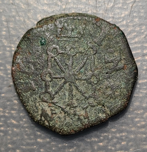 ESPAÑA PAMPLONA FELIPE III 4 CORNADOS S/F (1608-1611)