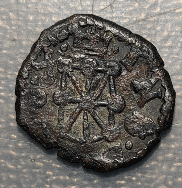 ESPAÑA PAMPLONA FELIPE III 4 CORNADOS S/F (1608-1611)
