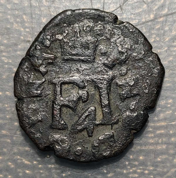 ESPAÑA PAMPLONA FELIPE III 4 CORNADOS S/F (1608-1611) - Imagen 2