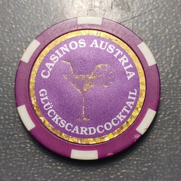 AUSTRIA CASINO TOKEN CHIP GOOD FOR A COCKTAIL - Imagen 2