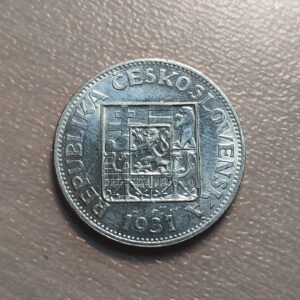 CHECOSLOVAQUIA CZECHOSLOVAKIA 10 KORUN 10 CORONAS 1931 MBC+