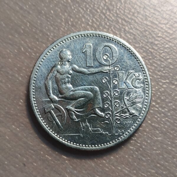 CHECOSLOVAQUIA CZECHOSLOVAKIA 10 KORUN 10 CORONAS 1931 MBC+ - Imagen 2