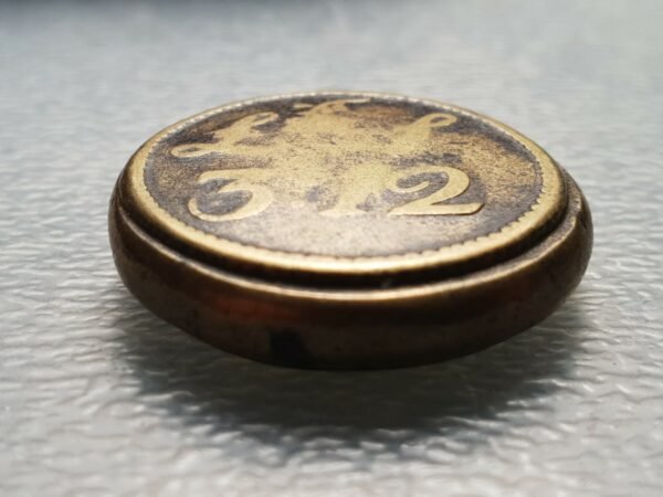 PORTUGAL PONDERAL COIN WEIGHT "DOBRA" 12800 REIS  3.12 - 3 POUNDS TWELVE 27,91 g - Imagen 2