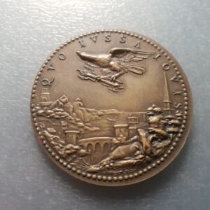 FRANCIA LOUIS XIV LUIS XIV MEDALLA PRUEBA DE REVERSO ESSAI /NUMEROS AL ANV