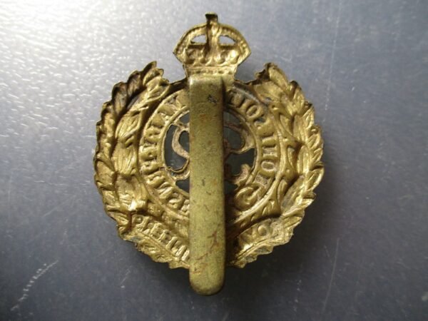 SEGUNDA GUERRA MUND WW2 GRAN BRETAÑA GEORGE VI ROYAL ENGINEERS BADGE DISTINTIVO - Imagen 2