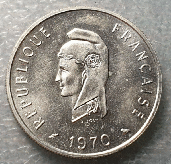 DJIBOUTI TERRIT FRANCAIS DES AFARS ET DES ISSAS 50 FRANCS 1970 PRUEBA ESSAI SC- - Imagen 2
