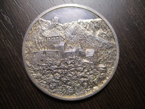 LIECHTENSTEIN PRINCIPADO MEDALLA 50 mm PLATA 999,9