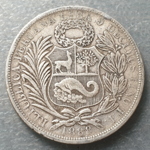 PERU LIMA 1 SOL 1888 TF