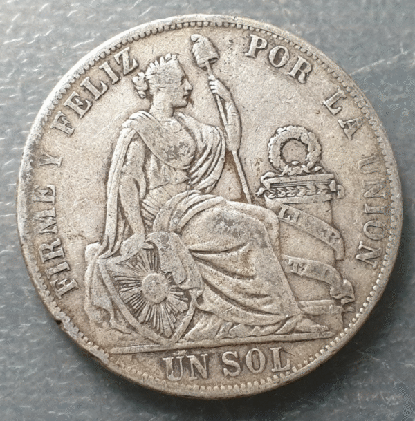 PERU LIMA 1 SOL 1888 TF - Imagen 2