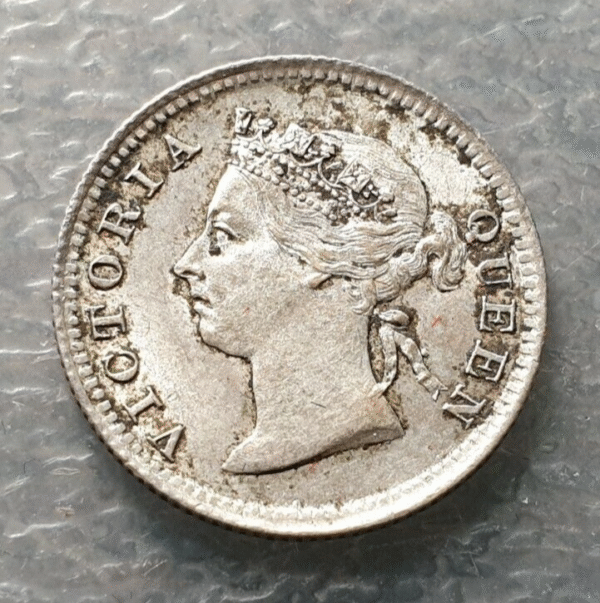 CHINA HONG KONG VICTORIA 5 CENTS 1897 EBC/EBC+