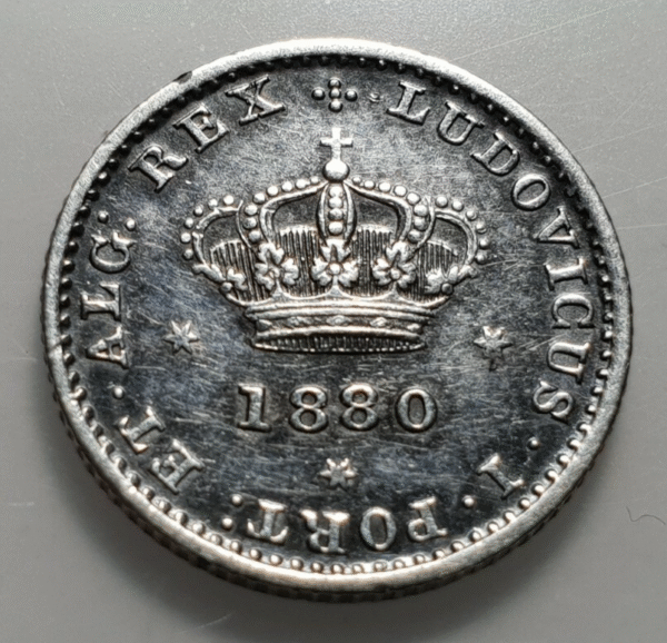 PORTUGAL LUIS I 50 REIS 1880 EBC+