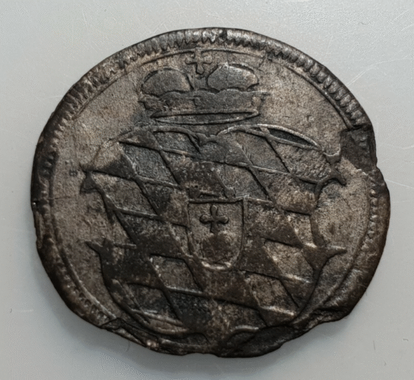 ALEMANIA GERMANY BAVIERA BAVARIA BAYERN MAXIMILIAN II EMANUEL 2 1/2 KREUZER 1679