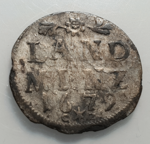 ALEMANIA GERMANY BAVIERA BAVARIA BAYERN MAXIMILIAN II EMANUEL 2 1/2 KREUZER 1679 - Imagen 2