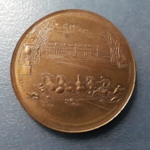 FRANCIA PALACIO REAL DE VERSAILLES MEDALLA BROZE 1970 54 mm
