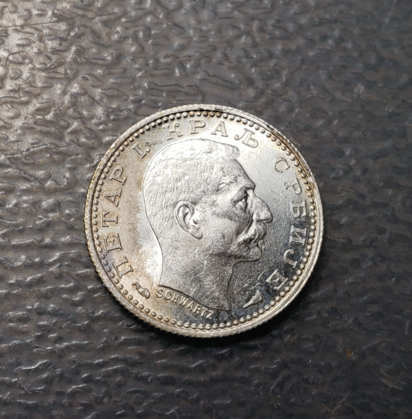SERBIA 50 PARA 1915 SC UNC BRILLO ORIGINAL