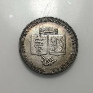AUSTRIA MILAN LOMBARDO VENETO FRANCESCO I FRANZ MEDALLA INCORONAZIONE 1815 PLATA