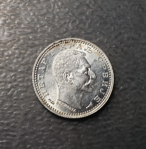 SERBIA 50 PARA 1915 SC UNC BRILLO ORIGINAL