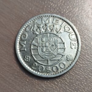 MOZAMBIQUE PORTUGUES 20 ESCUDOS 1952 MBC