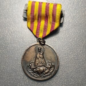 MEDALLA RELIGIOSA VALENCIA 1957 VIRGEN LOS DESAMPARADOS FERROCARRILES ESPAÑOLES
