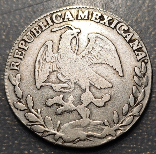 MEXICO ZACATECAS 4 REALES 1860 ZS MO
