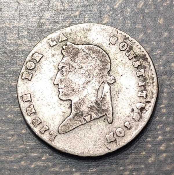 BOLIVIA POTOSI 1/2 SOL 1855? MJ