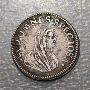 ITALY TUSCANY PISA COSIMO III MEDICI 1/2 GIULIO 1721 "SPECIOSA"